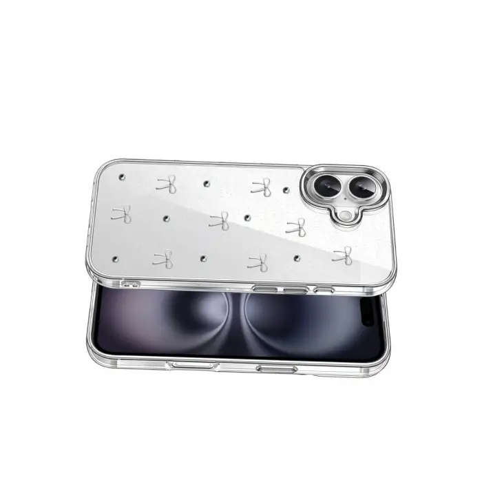Apple İphone 16 Plus Fiyonk Desenli Kapak - Desen 5