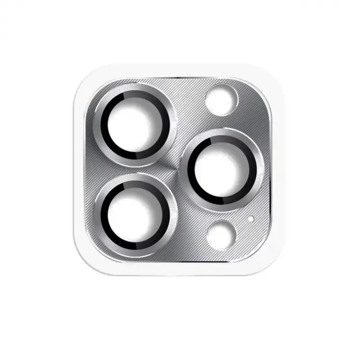 Apple İphone 16 Pro Max Pers Alüminyum Kamera Lens - Gri