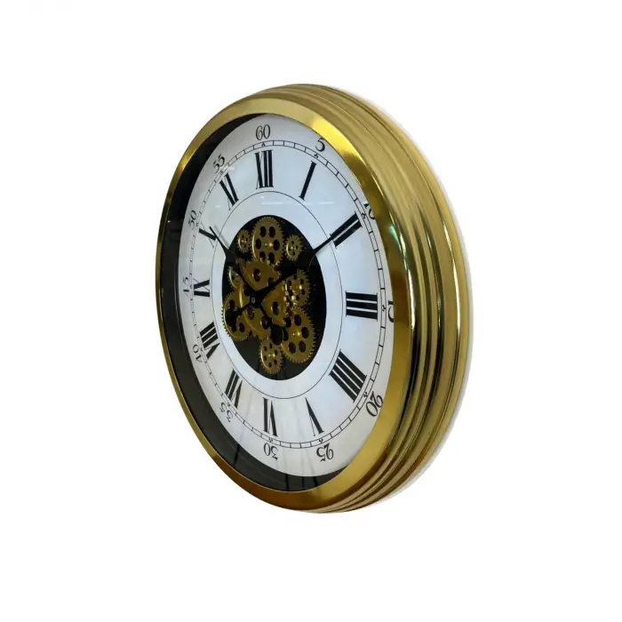 Aurelius Gold 60 Cm Çarklı Duvar Saati