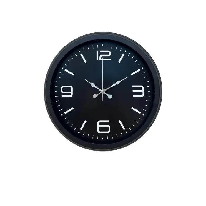 Black Royal Tasarım 40 cm Metal Duvar Saati
