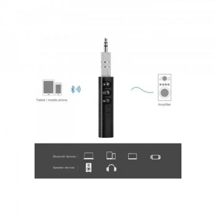 Car Bluetooth Music Driver Araç Aux Handsfree Mp3 Bağlantı Kiti