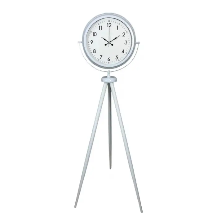 Elegance Beyaz Tripod Ayaklı Saat
