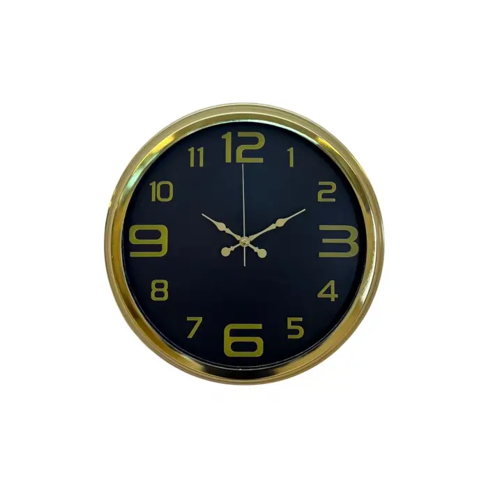 Elegance Gold Luxury 40 Cm Metal Duvar Saati