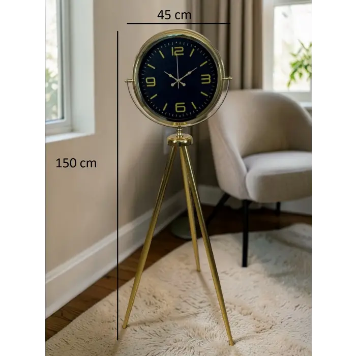 Elegance Tripod Gold Ayaklı Saat