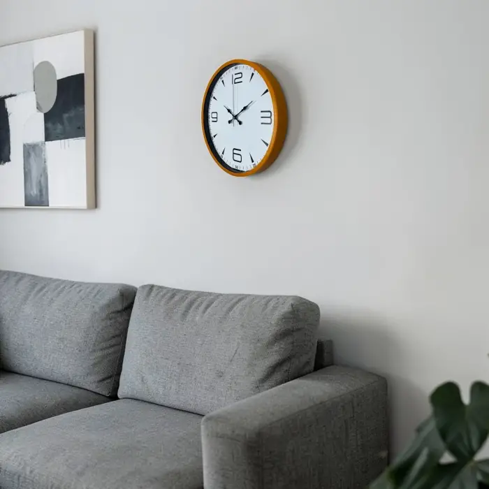 Energy Turuncu 36 Cm Duvar Saati