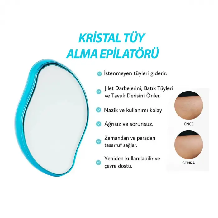 Epılator ( Kristal ) Tüy Alma Epilatörü*200