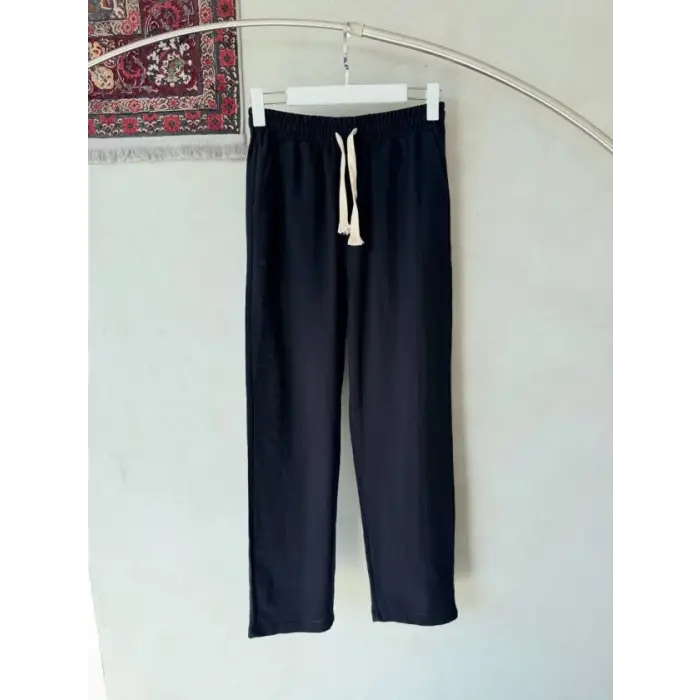 Erkek İthal Yıkamalı Keten Pantolon