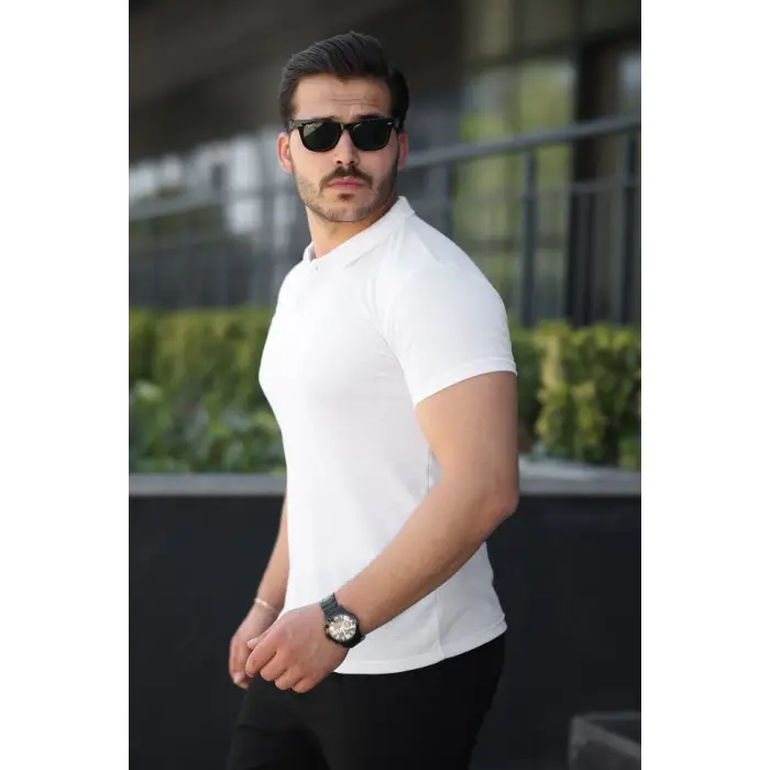 Erkek Kısa Kollu Yakalı Tişört