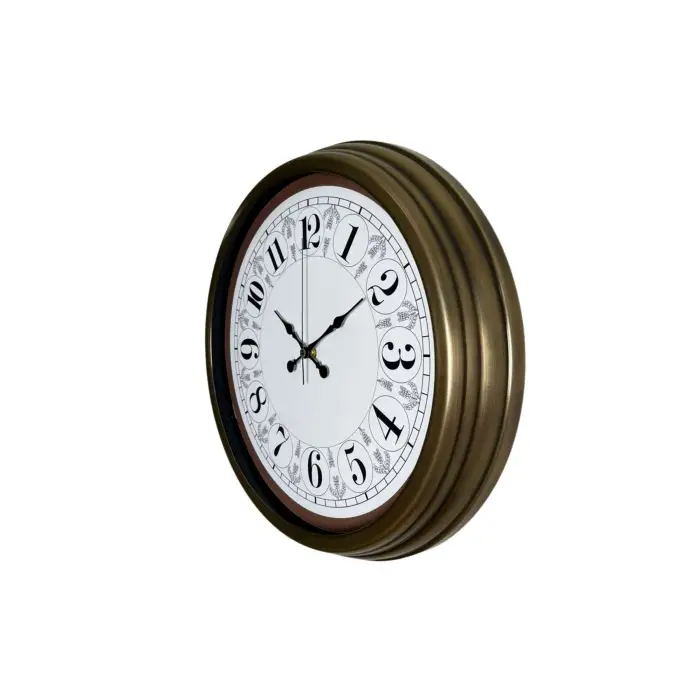 Eskitme Motifli 40 Cm Metal Duvar Saati