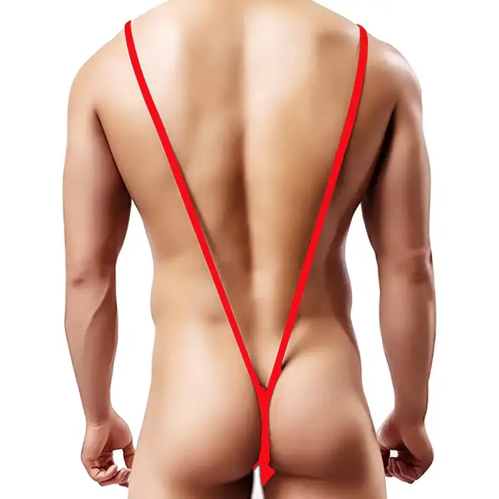 Fantezi  Lastikli Kırmızı Erkek String - Tanga TG274615