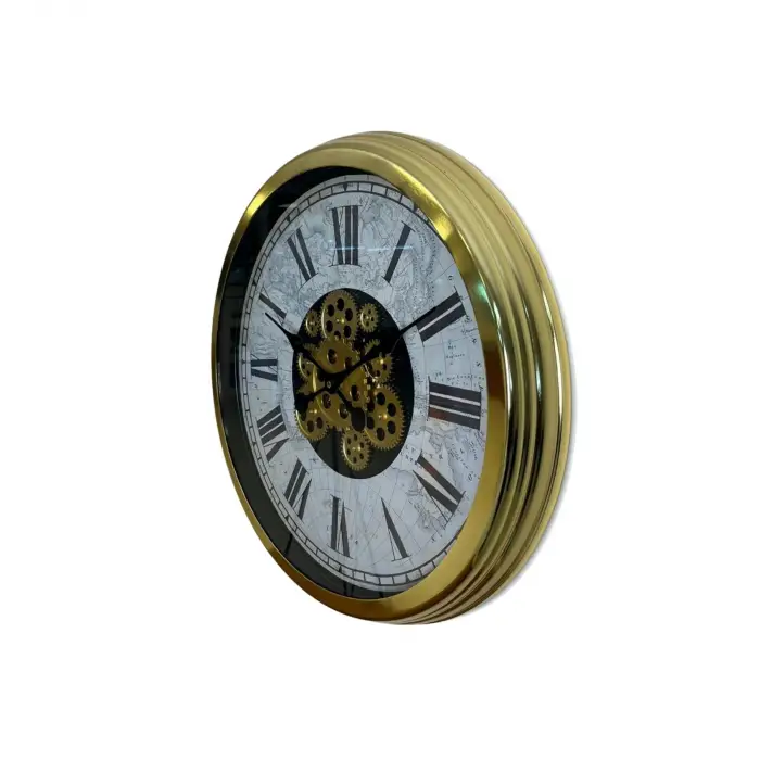 Gold Atlas Royale 60 Cm Çarklı Duvar Saati