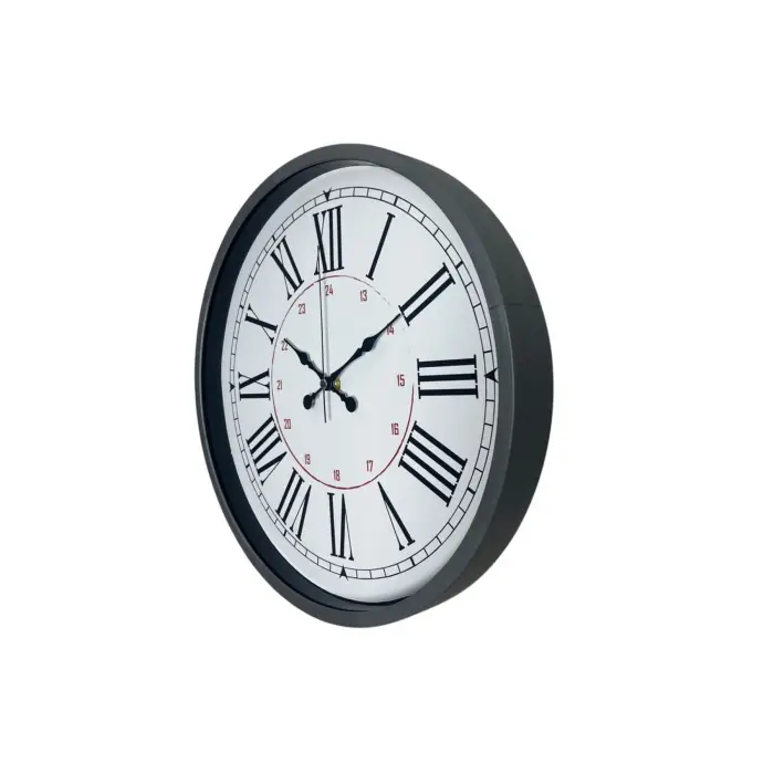 Gri Dekoratif 36 Cm Duvar Saati