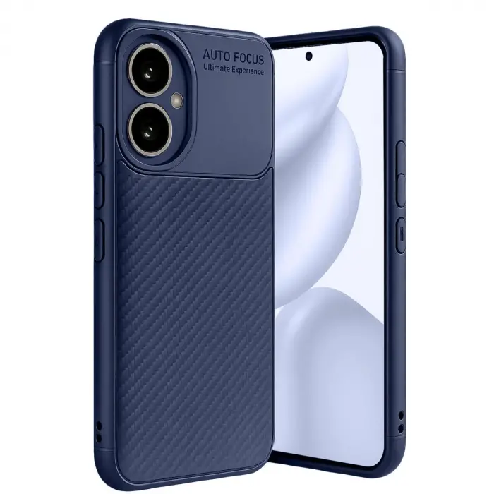Honor 400 Kılıf Auto Focus Karbon Kapak - Lacivert
