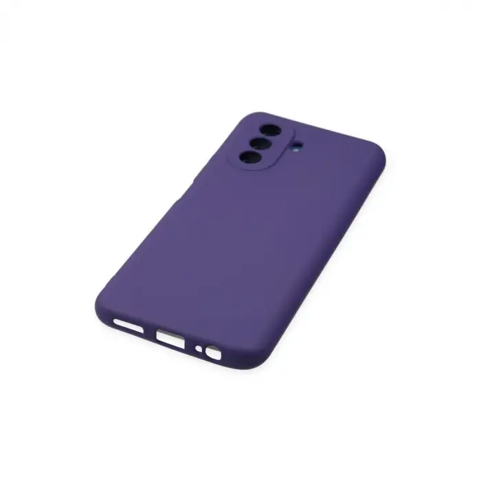 Huawei Nova Y70 Kılıf Nano İçi Kadife Silikon - Mor