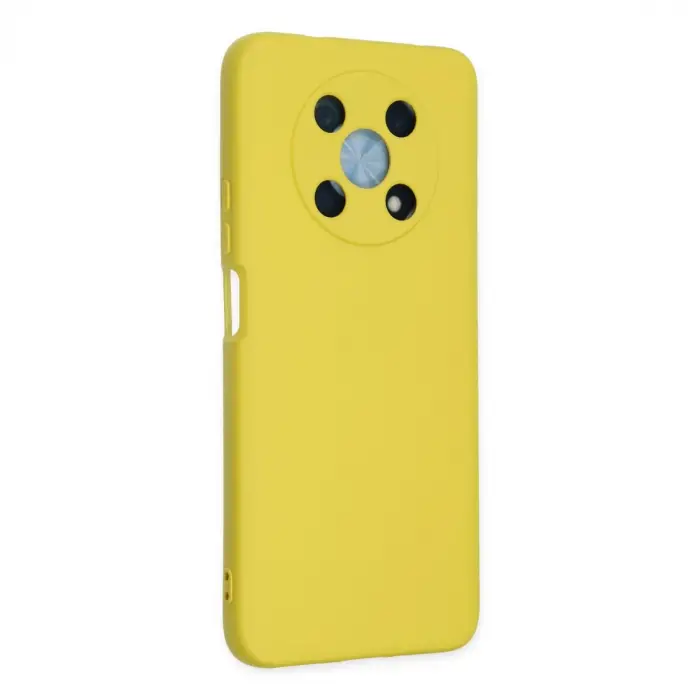 Huawei Nova Y90 Kılıf Nano İçi Kadife Silikon - Sarı