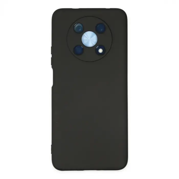 Huawei Nova Y90 Kılıf Nano İçi Kadife Silikon - Siyah