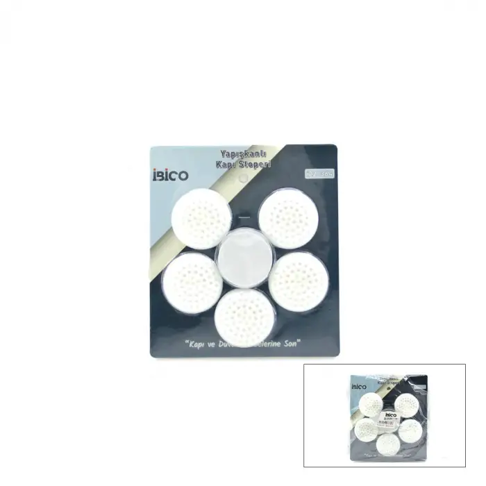 İbico İ22-364 ( 5pcs ) Silikon Kapı Pencere Stoperi ( Yapışkanlı )*10x20