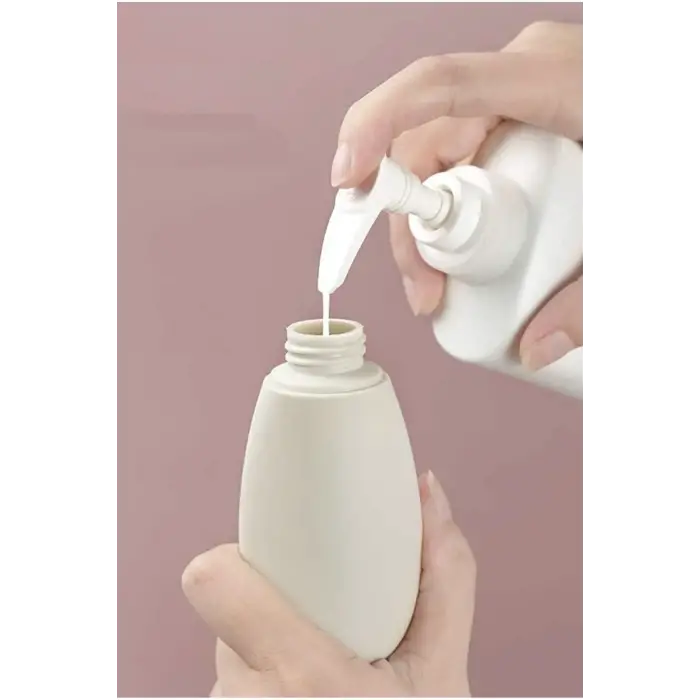 3lü Doldurulabilir Çantalı Seyahat Tipi Şişe Seti Boş Krem Şişesi 60ml