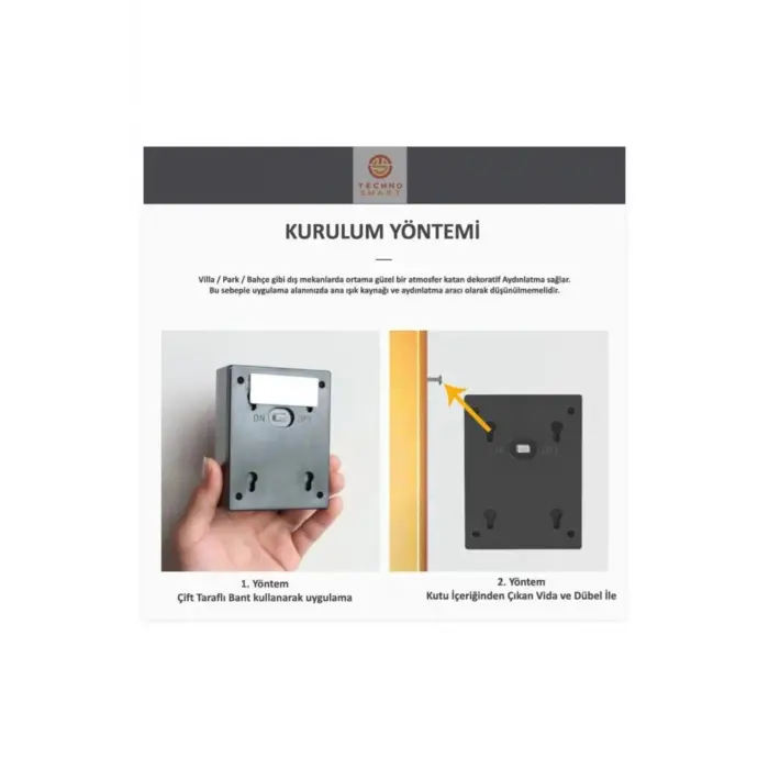 4 Adet Yeni Nesil Solar Çift Yönlü Duvar Lambası Güneş Enerjili Solar Aydınlatma Modern Dekorasyon