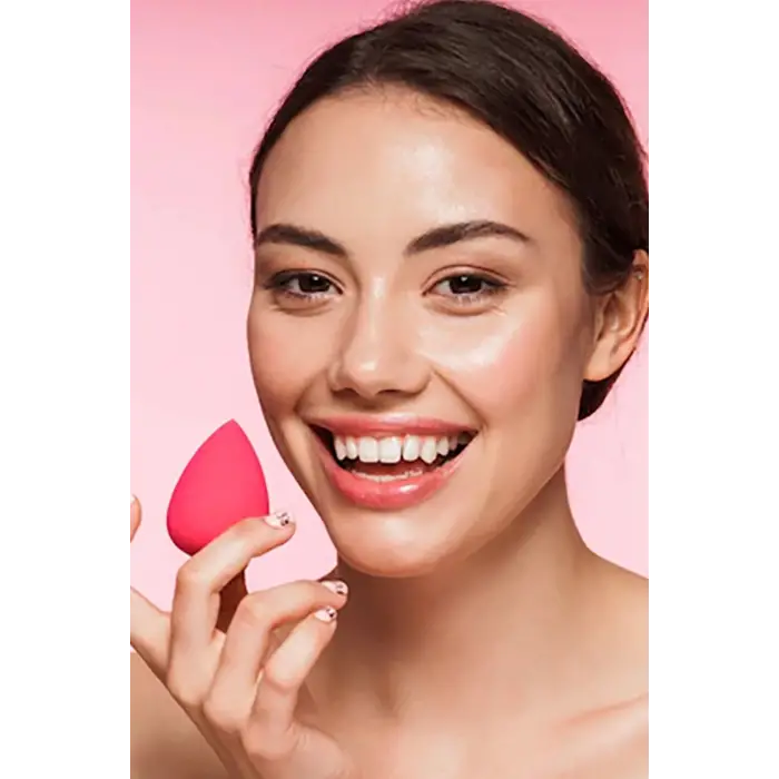 4lü Profesyonel Yüz Make-up Makyaj Sürgeri Armut Şeklinde Tatlı Islak Kuru Kullanım
