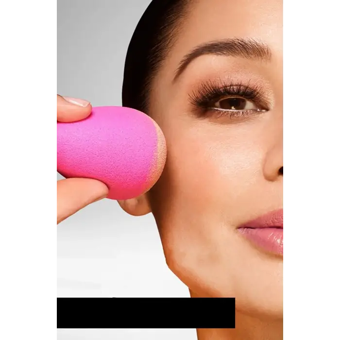 4lü Profesyonel Yüz Make-up Makyaj Sürgeri Armut Şeklinde Tatlı Islak Kuru Kullanım