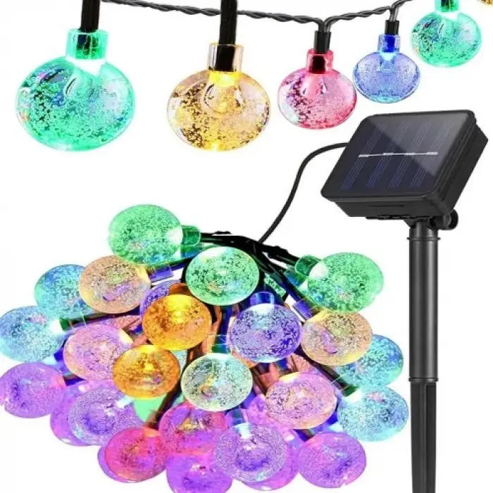 7m 50 Led RGB Solar