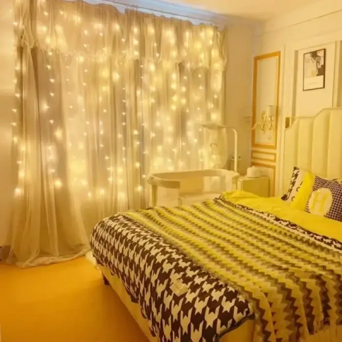 8 Fonksiyonlu Uzaktan Kumandalı Günışığı Perde Peri Led