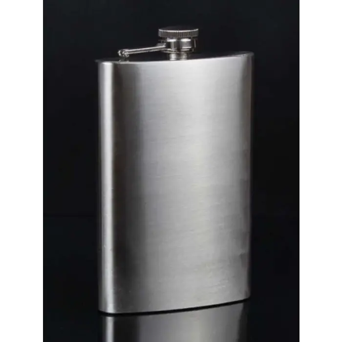 9 Oz Paslanmaz Çelik Cep Matarası 266 Ml içki Viski Konyak Alkol Matarası