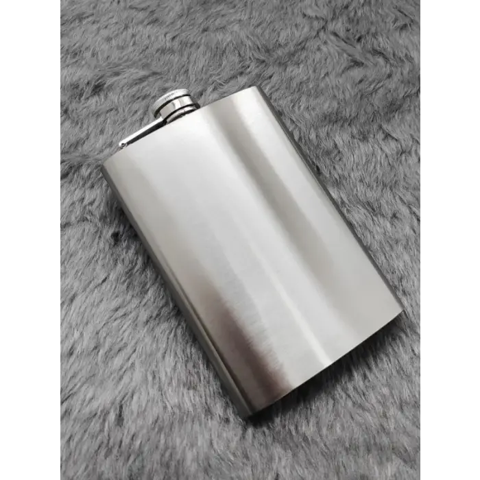 9 Oz Paslanmaz Çelik Cep Matarası 266 Ml içki Viski Konyak Alkol Matarası