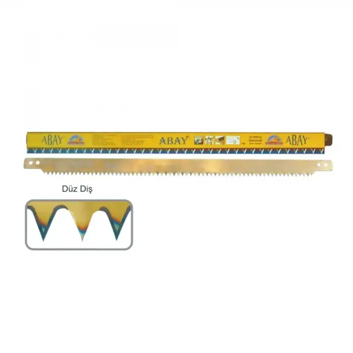 ieg™ Abay Geniş Kolastar Testere Ağzı - Düz Diş 60 cm