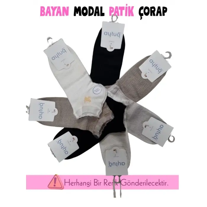 ieg™ Aytuğ 34221 Kadın Modal Patik Çorap