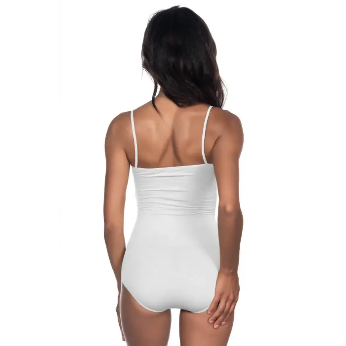 ieg™ Beyaz MI  1923 Soft İp Askılı Çıtçıtlı Body