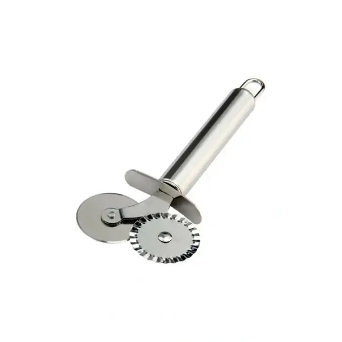 ieg™ Çift Başlı Metal Pizza Kesici Ve Hamur Ruleti