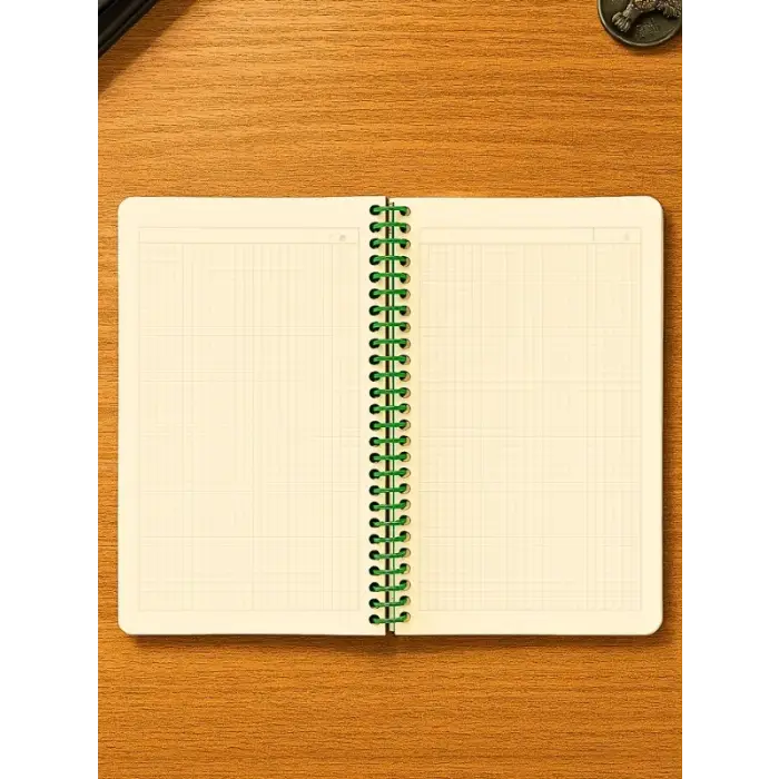 Cinco de Mayo Temalı Spiral Kareli Defter – 80 Yaprak, 18x24 cm