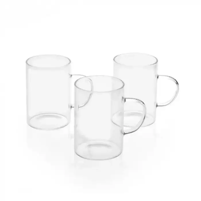DecoHandy 3lü Cam Kupa 200 ml