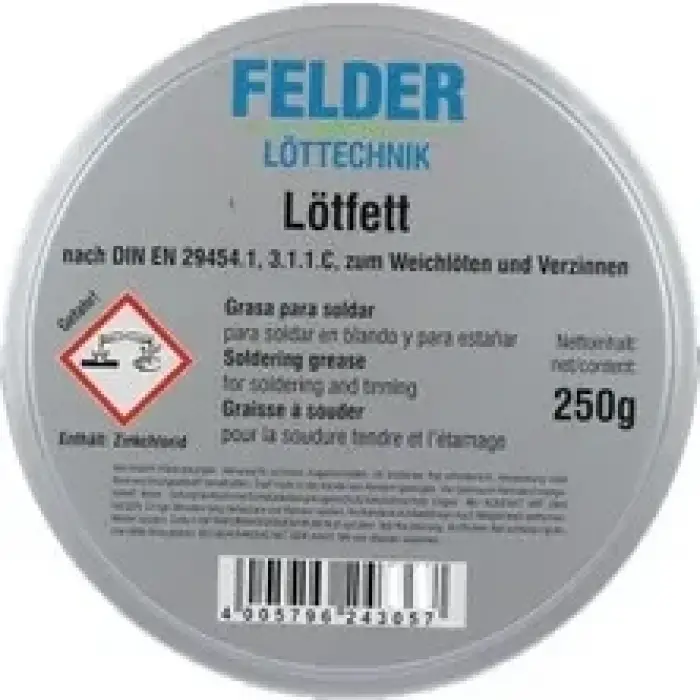 ieg™ Felder Lötfett Lehim Pastası 250 Gr