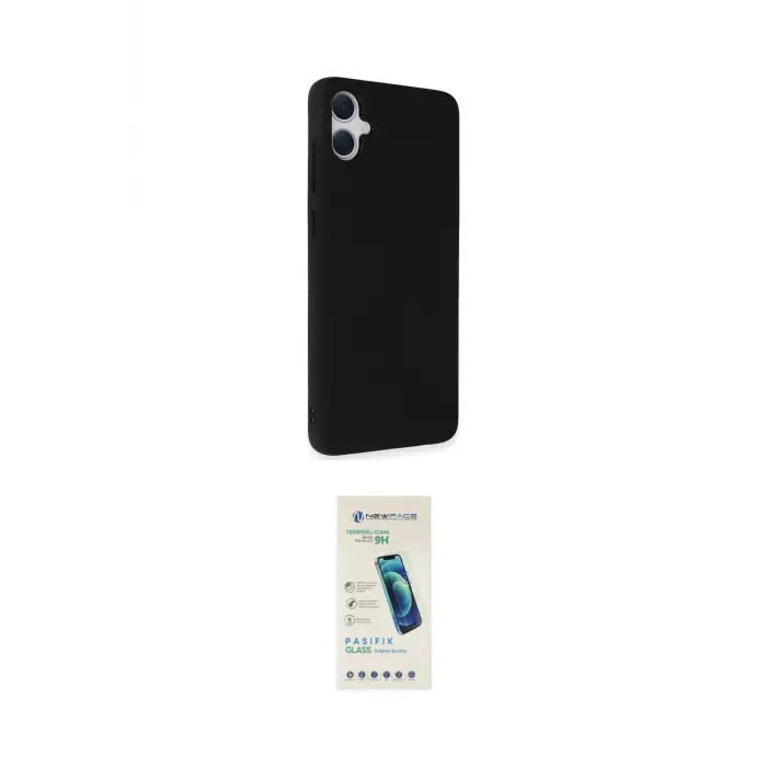 ieg™ Galaxy A05 Kılıf Akış Asil Koleksiyonu - Şeffaf Pasifik Cam Ekran Koruyucu