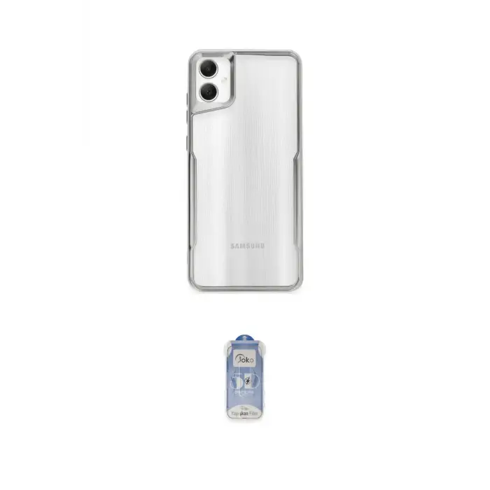 ieg™ Galaxy A05 Kılıf Akış Çizgi Koleksiyonu - Siyah Joko Magic 5D Cam