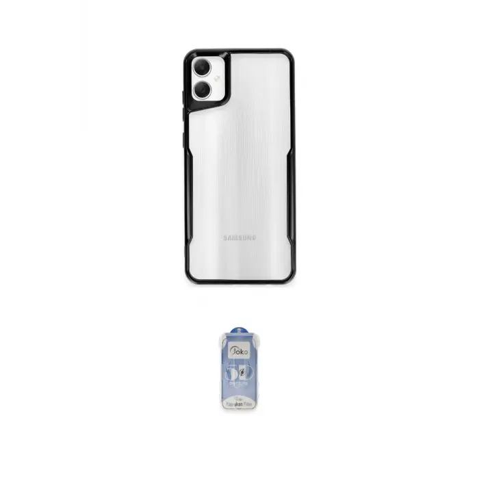 ieg™ Galaxy A05 Kılıf Akış Çizgi Koleksiyonu - Siyah Joko Magic 5D Cam