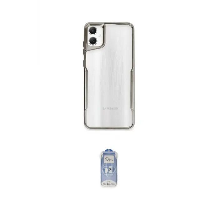 ieg™ Galaxy A05 Kılıf Akış Çizgi Koleksiyonu - Siyah Joko Magic 5D Cam