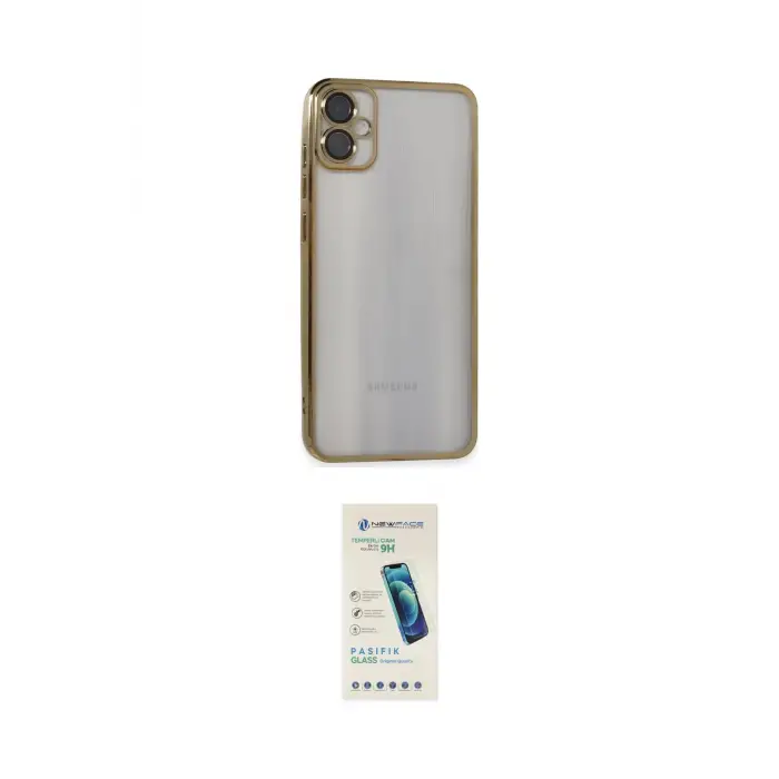 ieg™ Galaxy A05 Kılıf Vadi Minimal - Şeffaf Pasifik Cam Ekran Koruyucu