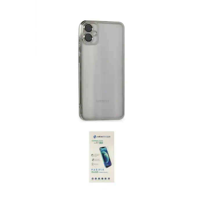 ieg™ Galaxy A05 Kılıf Vadi Minimal - Şeffaf Pasifik Cam Ekran Koruyucu