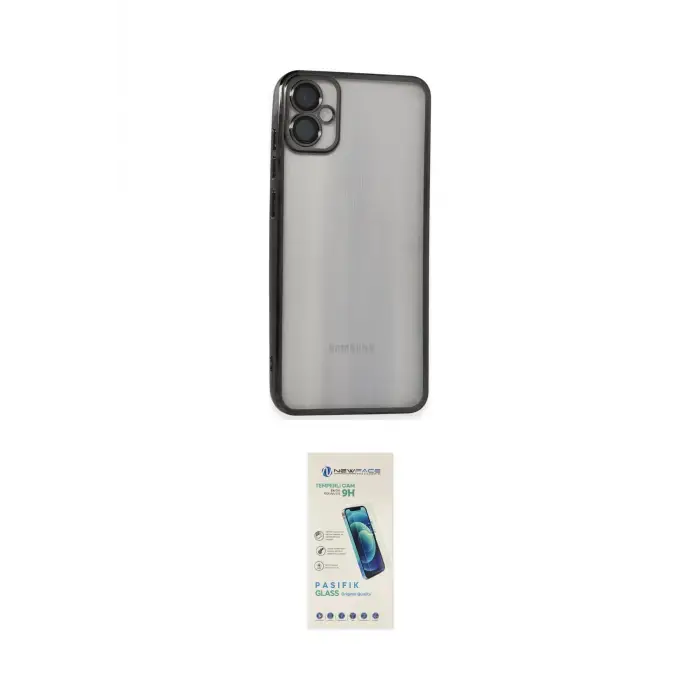 ieg™ Galaxy A05 Kılıf Vadi Minimal - Şeffaf Pasifik Cam Ekran Koruyucu