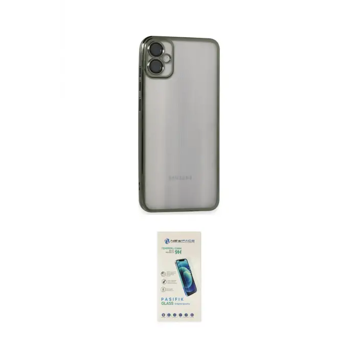ieg™ Galaxy A05 Kılıf Vadi Minimal - Şeffaf Pasifik Cam Ekran Koruyucu