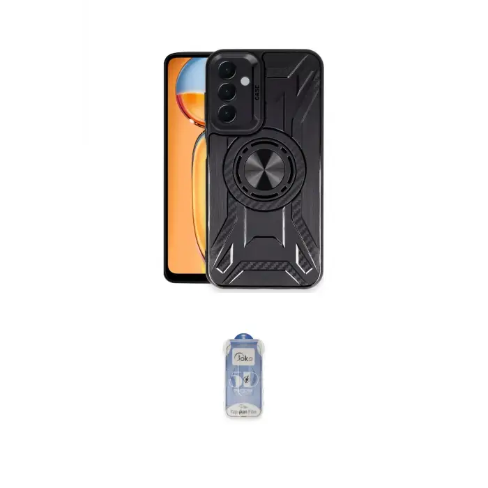 ieg™ Galaxy A15 4G Kılıf Nova Yansıma Prime - Siyah Joko Magic 5D Cam