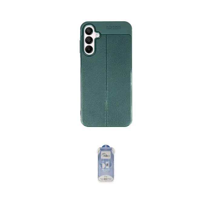ieg™ Galaxy A25 5G Kılıf Doruk Klasik Özel Seri - Siyah Joko Magic 5D Cam