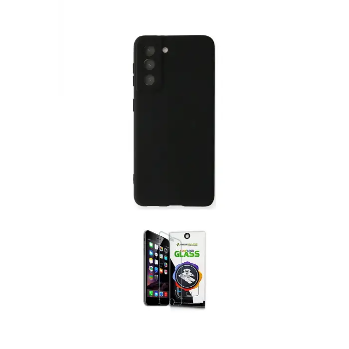 ieg™ Galaxy S22 Plus Kılıf Kozmos Yansıma Özel Seri - Şeffaf Temperli Cam Ekran Koruyucu