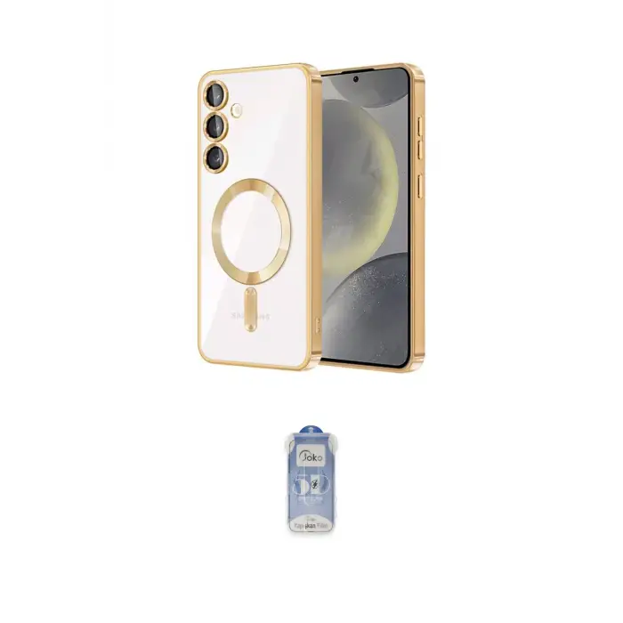 ieg™ Galaxy S23 Kılıf Nova Işık Özel Seri - Siyah Joko Magic 5D Cam