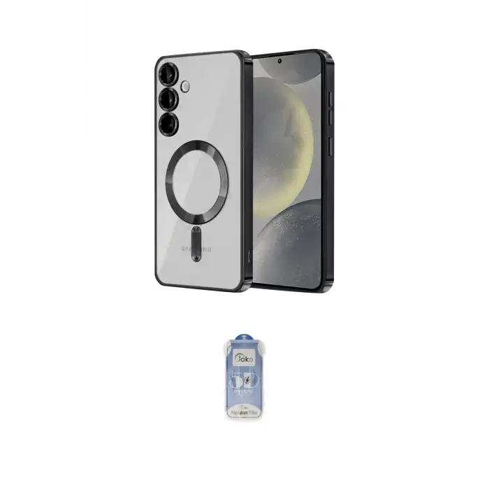 ieg™ Galaxy S23 Kılıf Nova Işık Özel Seri - Siyah Joko Magic 5D Cam