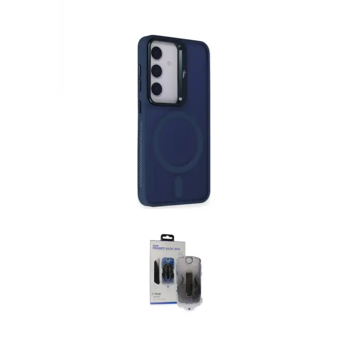 ieg™ Galaxy S24 Kılıf Akış Form - Siyah Vanessa Magic Hayalet Cam